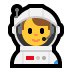 👨‍🚀 man astronaut display on Windows